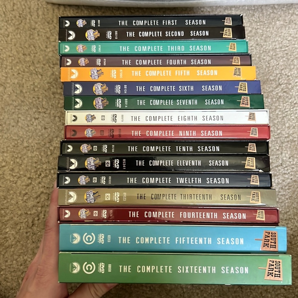 First 16 seasons of South Park DVD Bundle